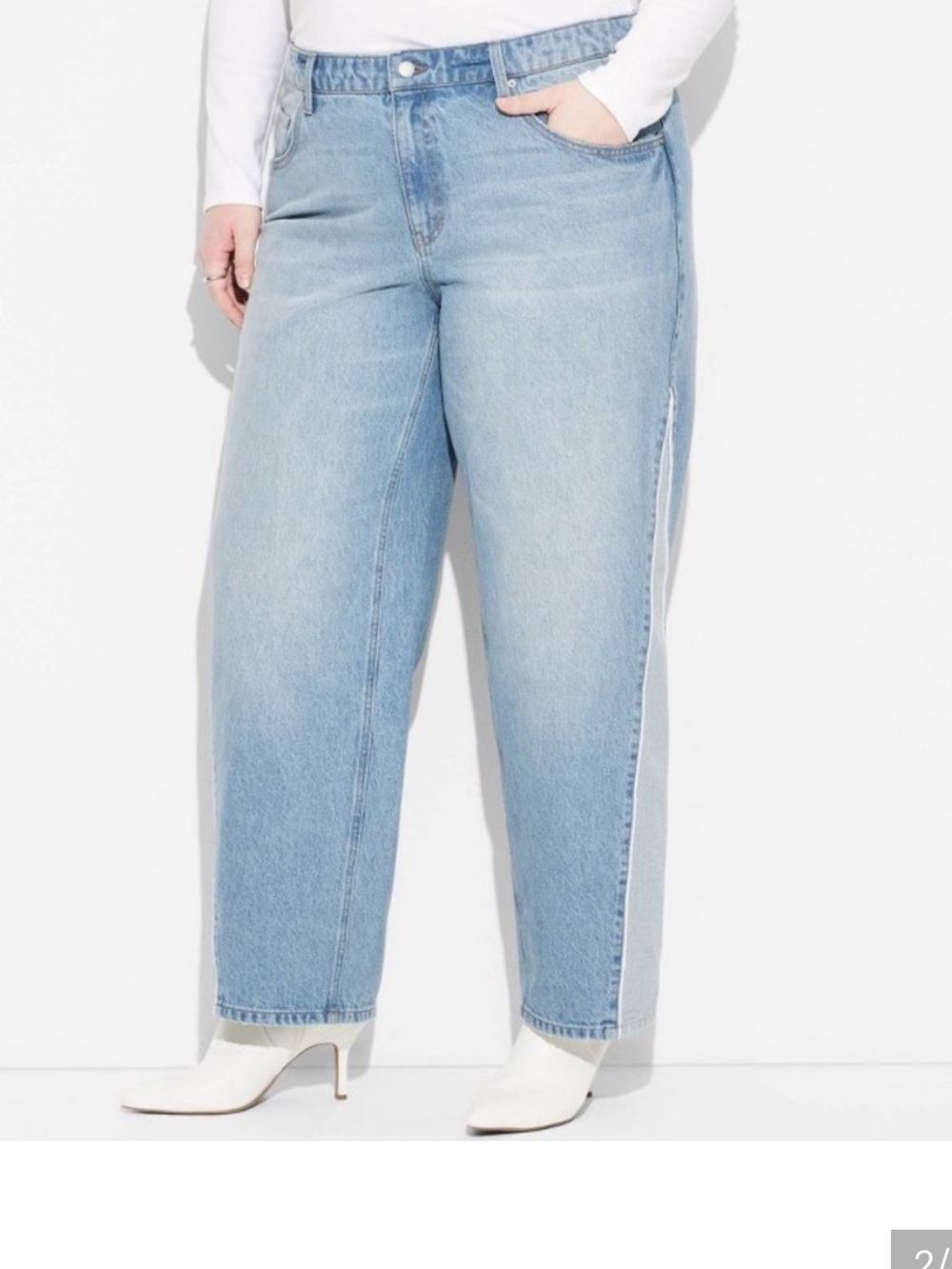 wild fable Light Blue Boyfriend Jeans